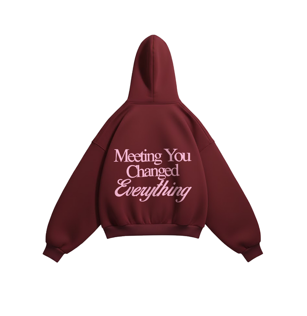 Meeting you changeed everything hoodie
