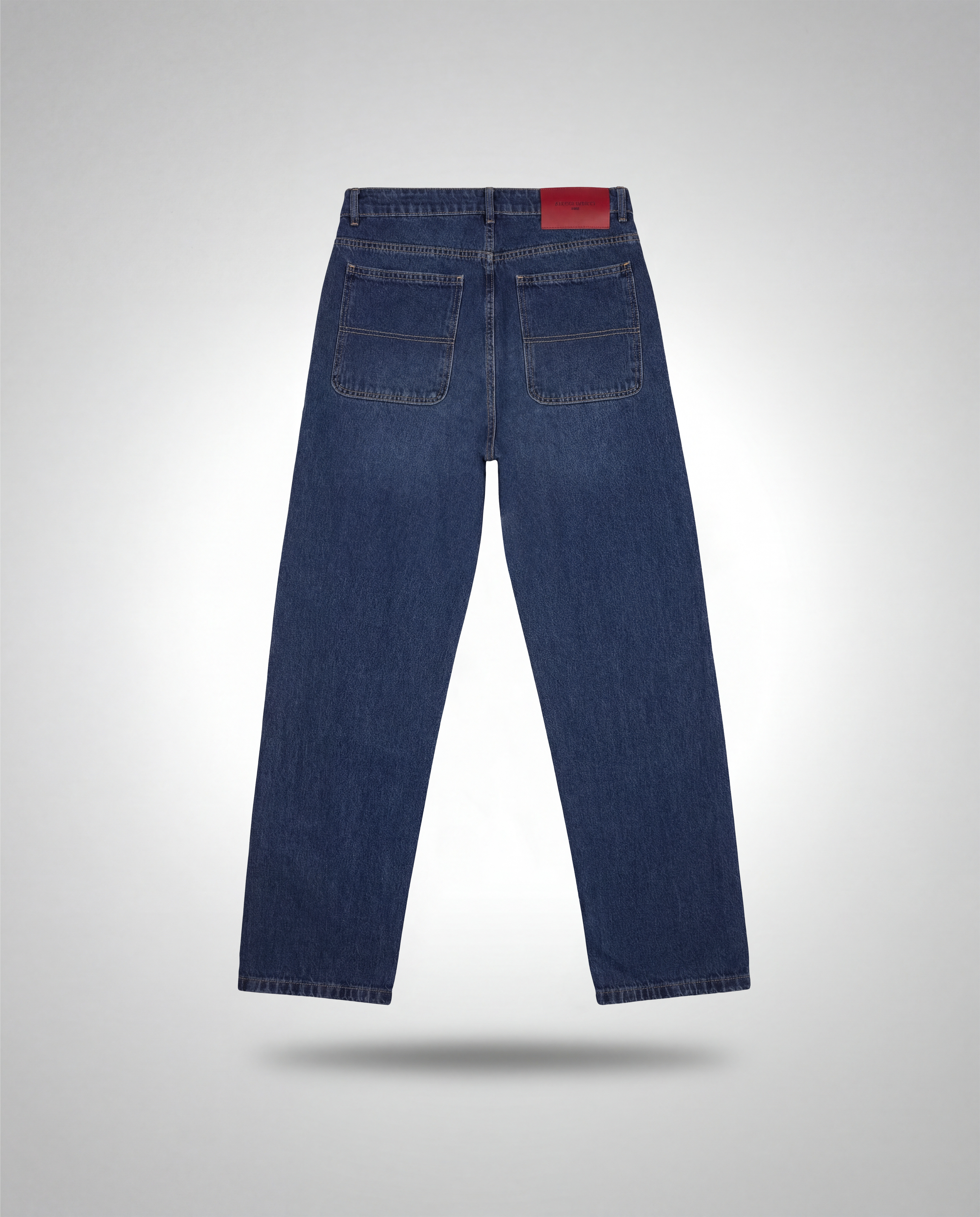 Mid Blue Denim baggy jeans