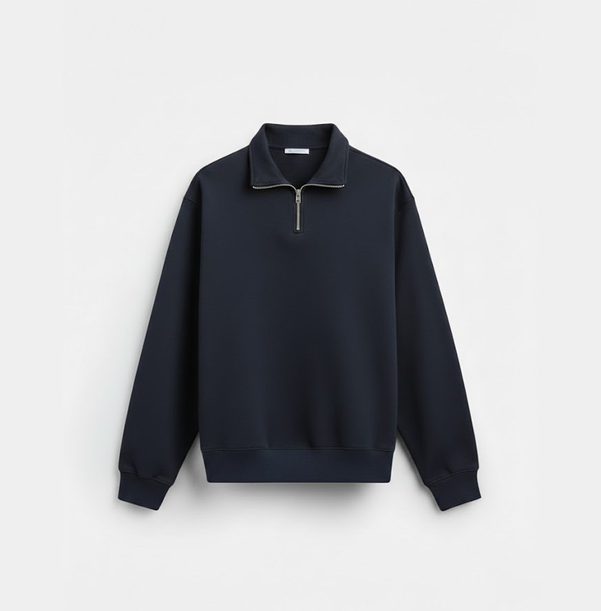 Quarter zip sweater