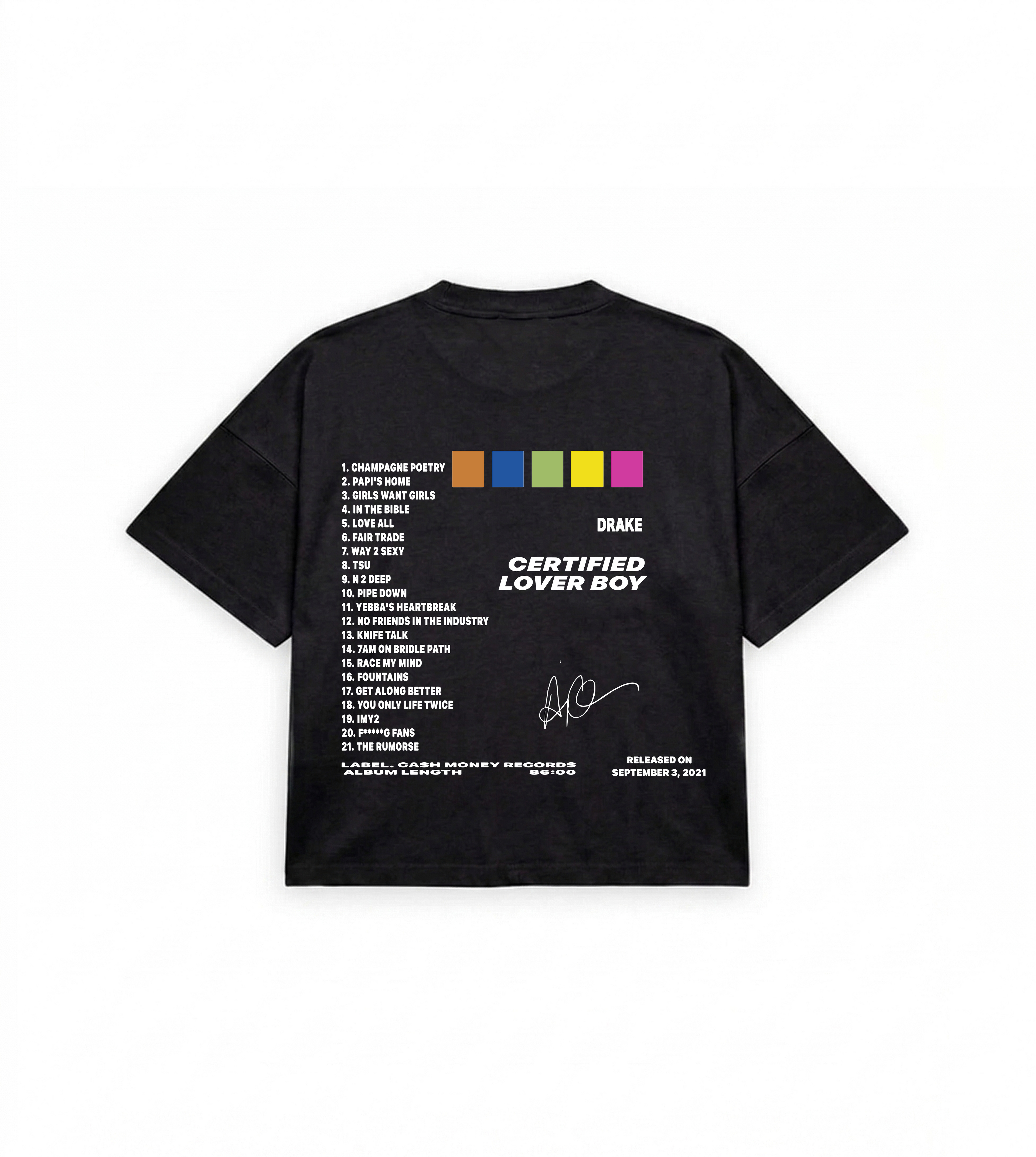 CERTIFIED LOVER BOY DRAKE T-shirt