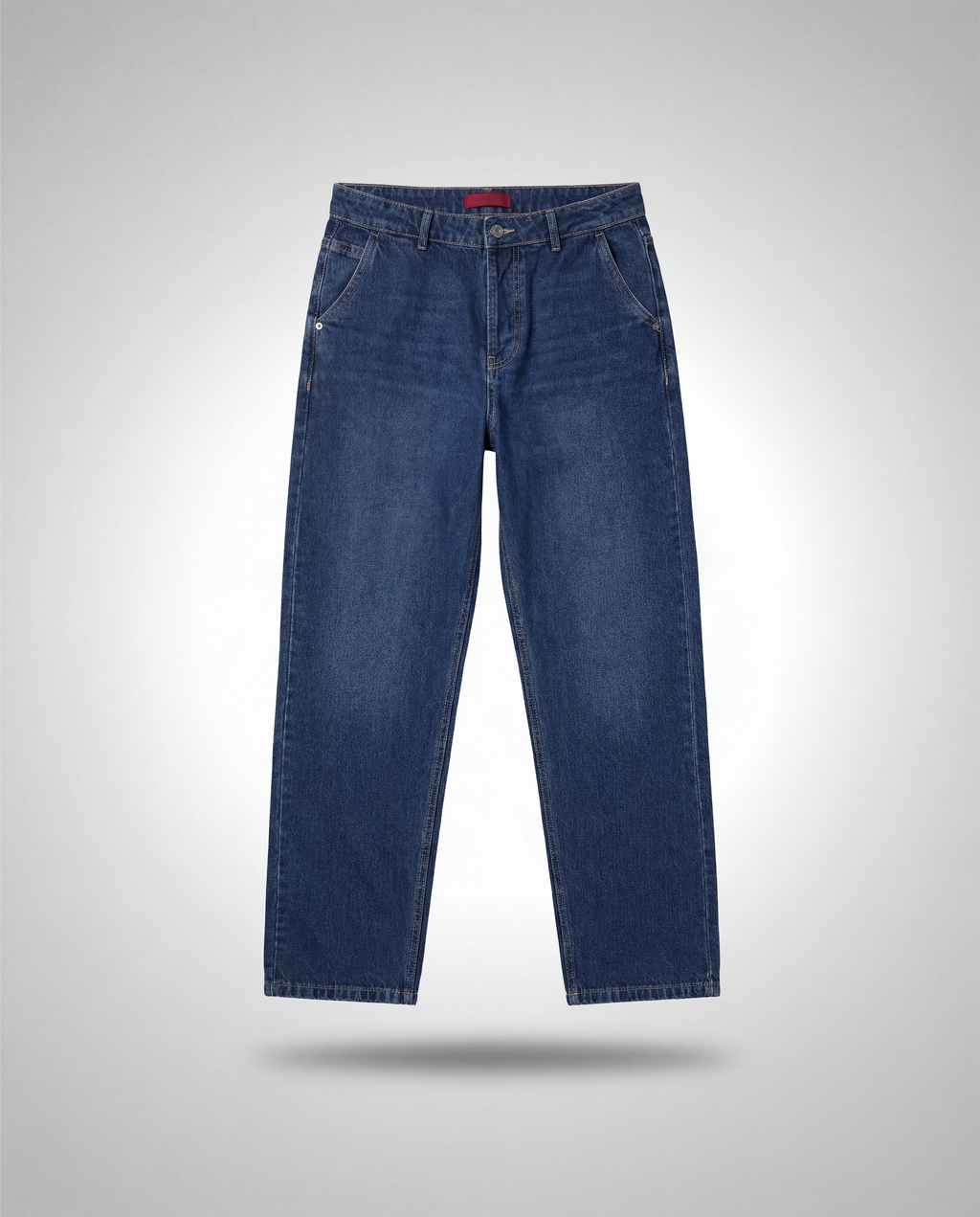 Mid Blue Denim baggy jeans