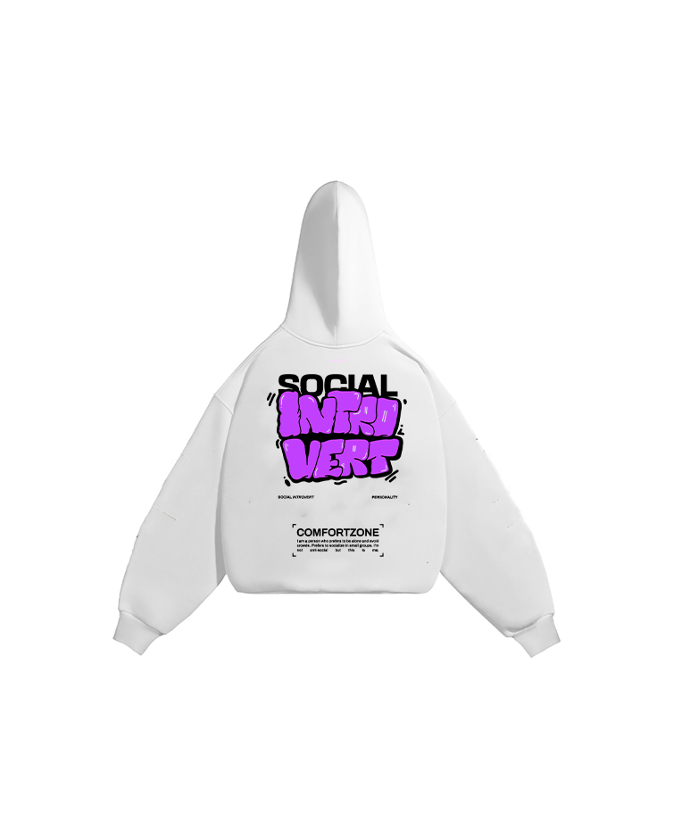 social introvert hoodie