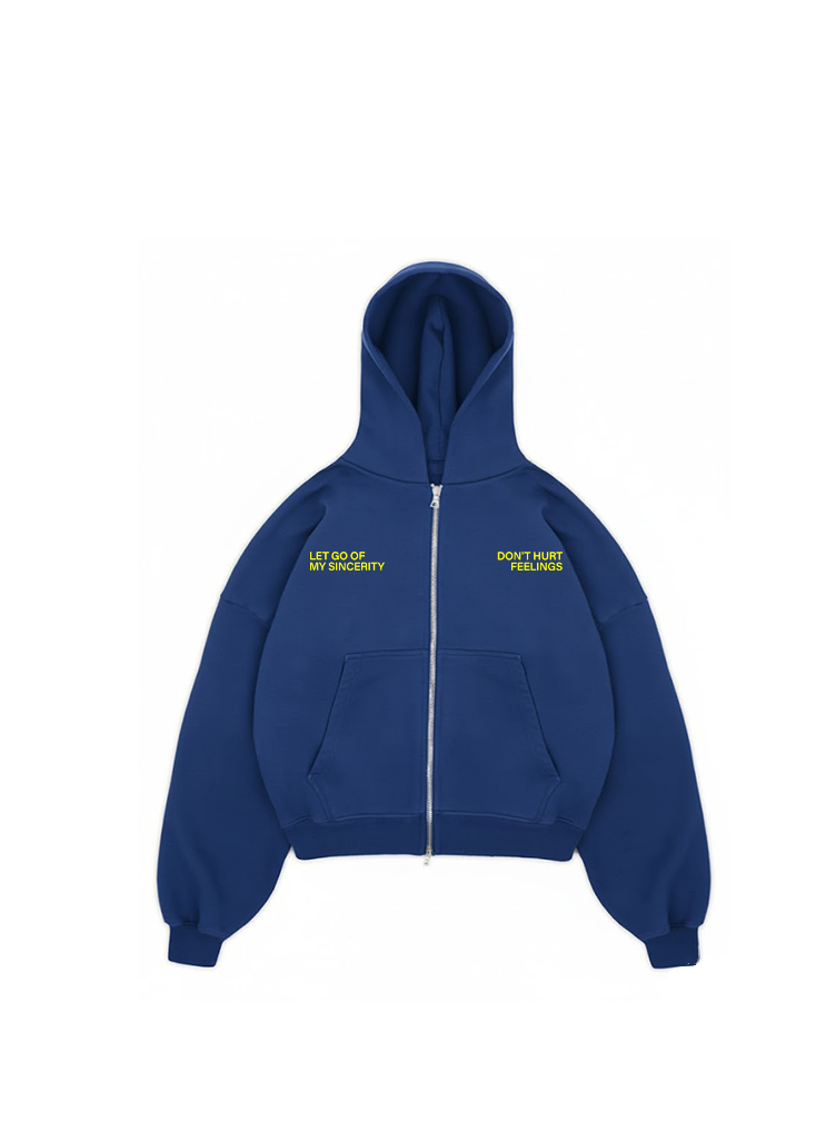 just kiss me zipper hoodie