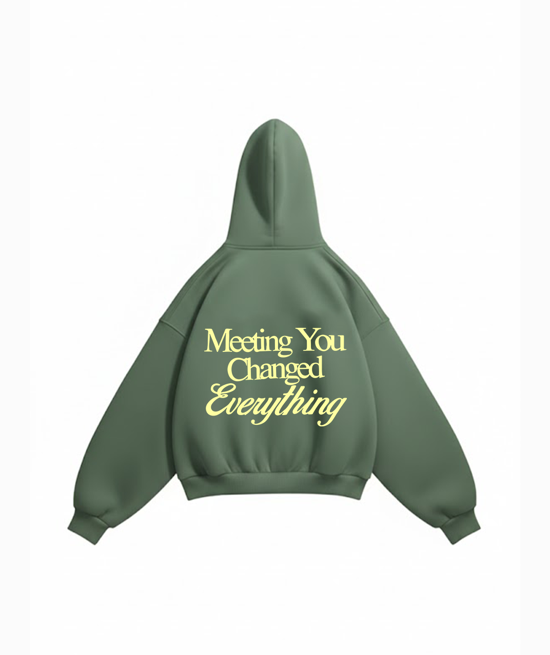 Meeting you changeed everything hoodie