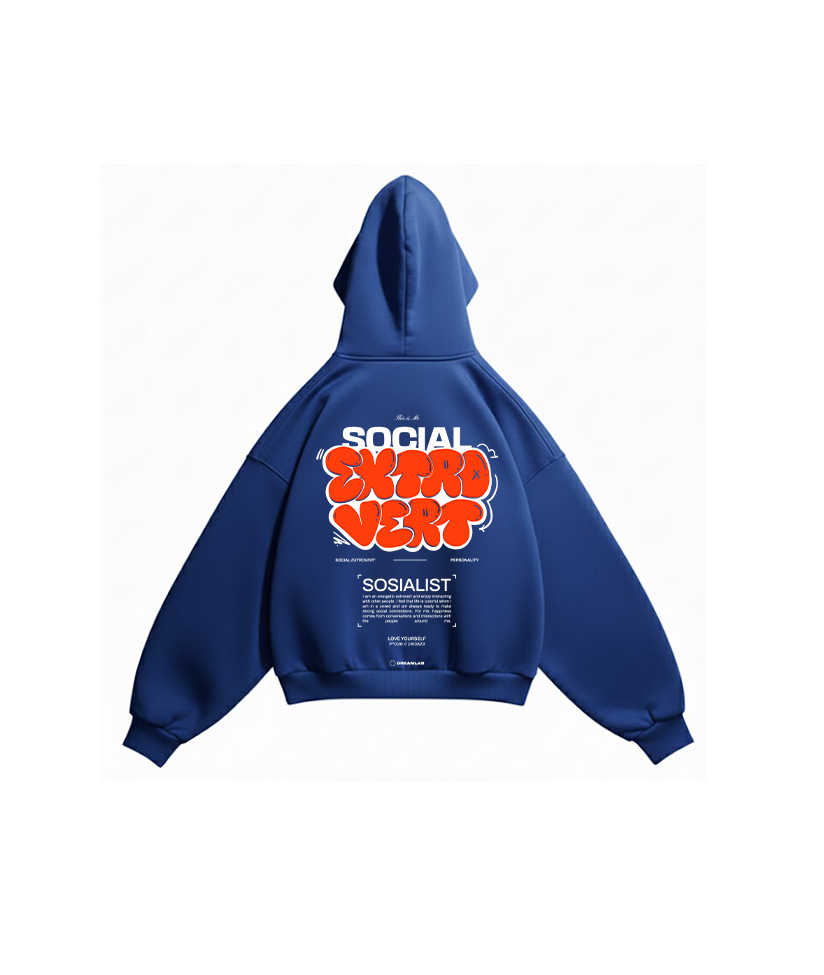 social introvert hoodie